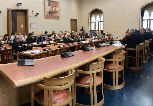 I rappresentanti delle amministrazioni comunali del Friuli occidentale presenti all'incontro svoltosi in Municipio a Pordenone con il vicegovernatore della Regione Riccardo Riccardi